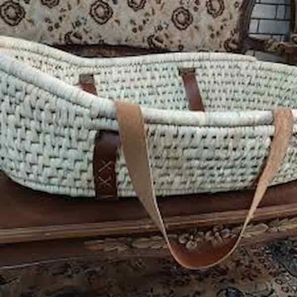 تصویر 2 از فروش گهواره حصیری نوزاد + قیمت خرید به صرفه
